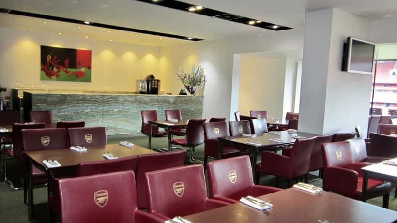 Emirates Stadium, Arsenals hemmaarena i London, sett utifrån