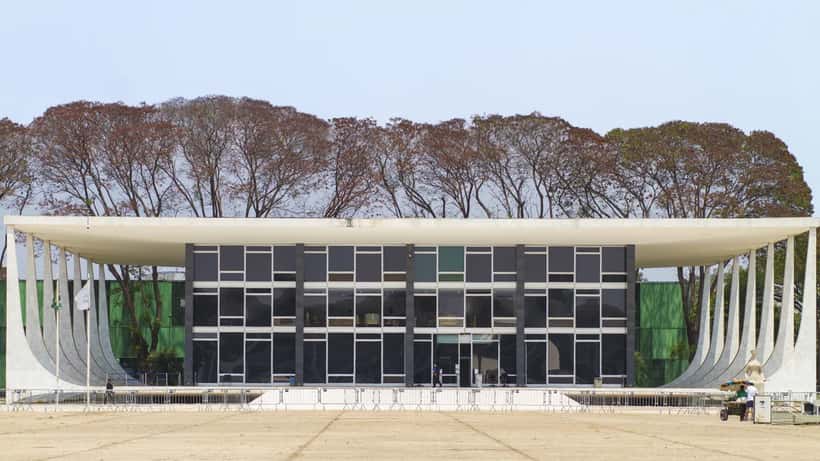 Fachada do Supremo Tribunal Federal em Brasília
