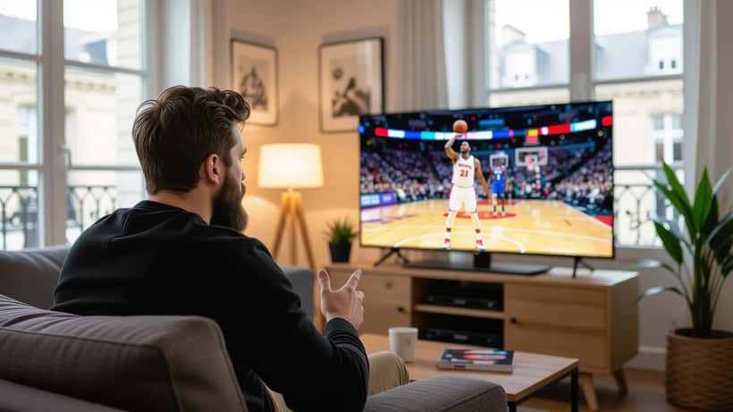 Salle de l'Oklahoma City Thunder lors d'un match NBA, foule en tribunes