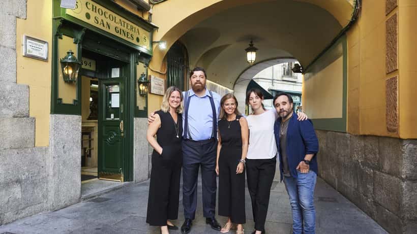 Tournage de la série Reina Roja avec Victoria Luengo à Madrid