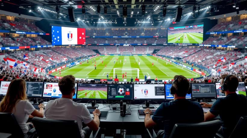 Torcedores franceses assistem ao jogo da França ao vivo em 2026