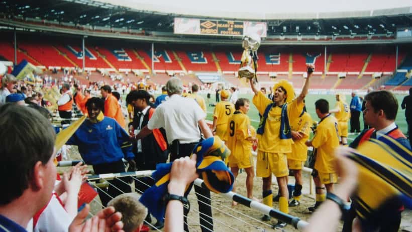 Wembley Stadium beim UEFA Nations League Spiel England gegen Spanien