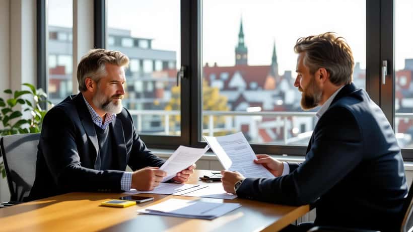 Dansk mand konsulterer sundhedsekspert om rejseforsikring til USA 2026