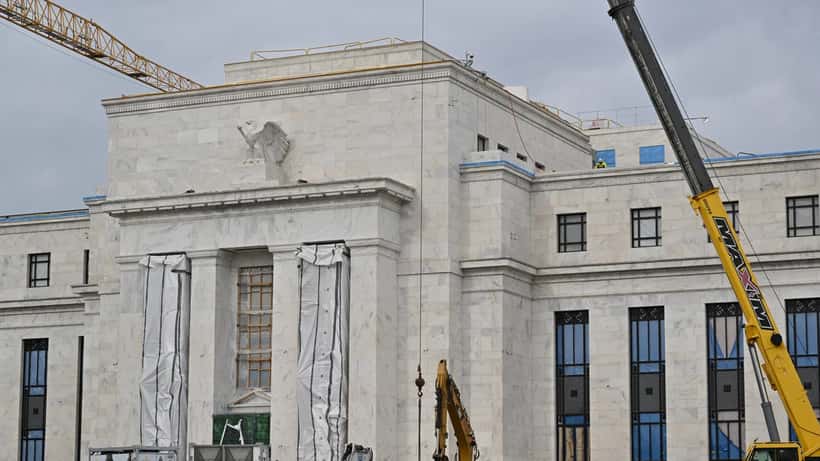 Bâtiment Eccles de la Réserve fédérale américaine à Washington, siège du FOMC