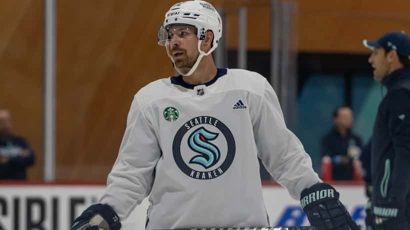 Joonas Donskoi Seattle Krakenin pelaajana NHL-jäällä
