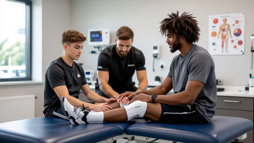 Joueurs de basketball NBA réagissant à une blessure grave lors d'un match