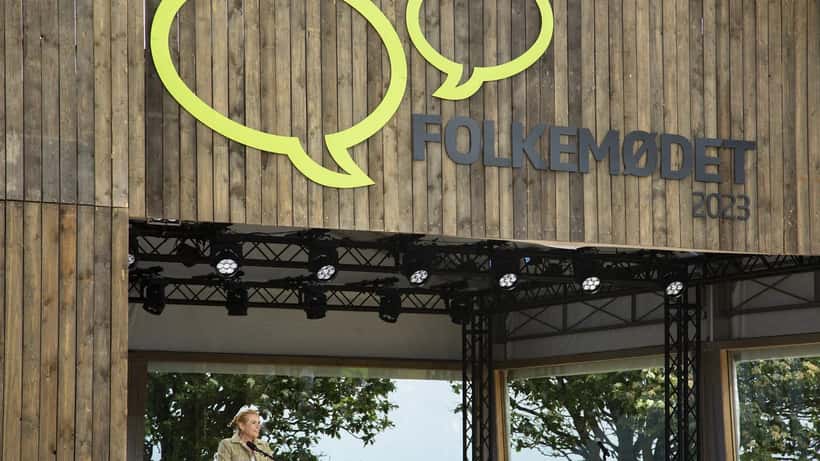 Inger Støjberg taler ved Folkemødet på Bornholm 2023