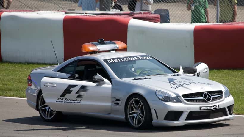 Formula 1 safety car at the 2008 Canadian Grand Prix at Circuit Gilles Villeneuve Montreal