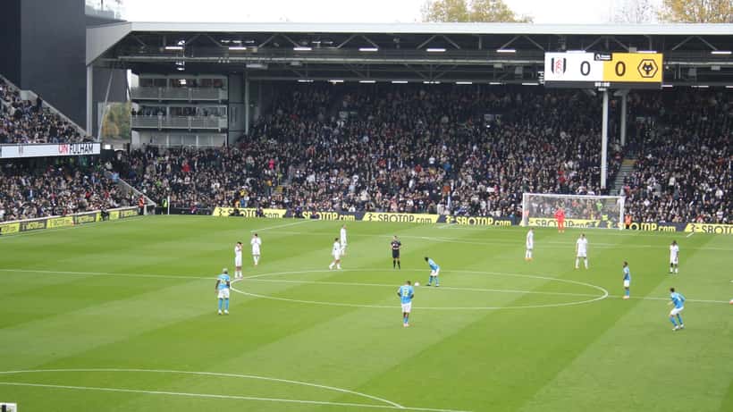 Wolverhampton Wanderers fotbollsspelare i Premier League-match mot Fulham 2025