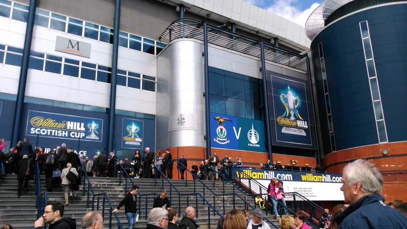Vue intérieure de Hampden Park à Glasgow lors de la finale de la Coupe d'Écosse 2015