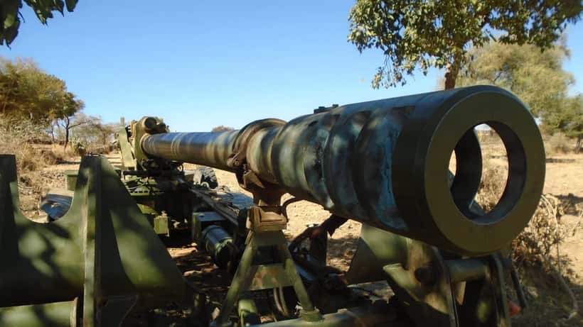 Förstörd militär utrustning i Tigray, Etiopien – symbolbild för konflikten 2026
