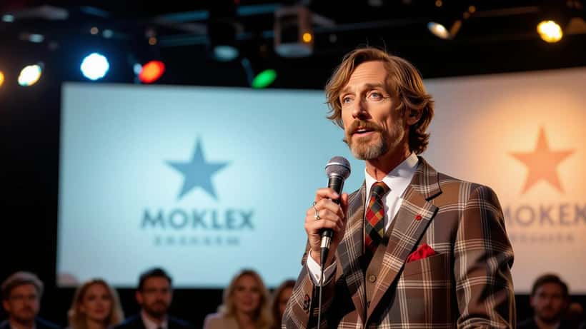 Mackenzie Crook on a London comedy stage in 2026