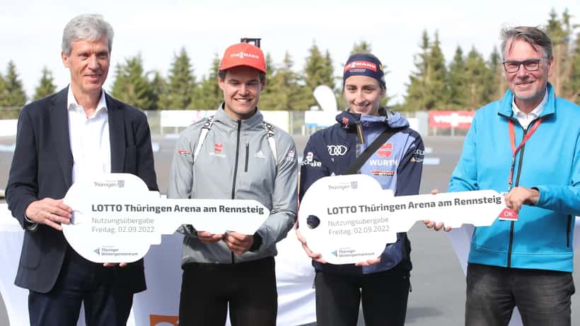 Vanessa Voigt beim Deutschen Biathlon-Meisterschaft in Oberhof 2022
