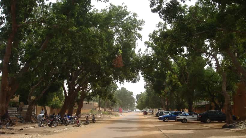 Vista da cidade de Niamey, capital do Níger