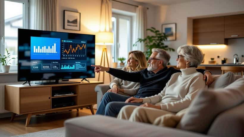 Grafico degli ascolti televisivi in Italia dal 1987 alla presentazione dei dati Auditel
