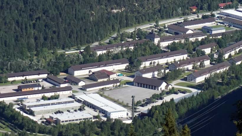 Edelweiß-Kaserne in Mittenwald, Bayern – Heimat der Gebirgsjägerbrigade 23