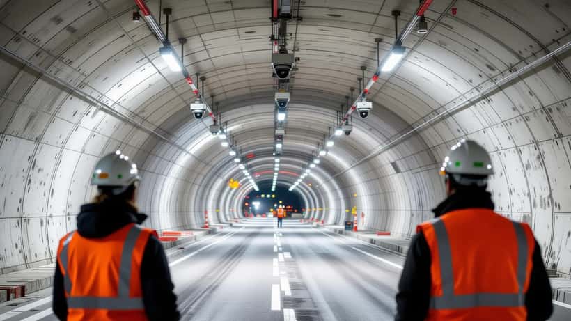 Tunnelkameror i E4 Förbifart Stockholm motorväg 2026