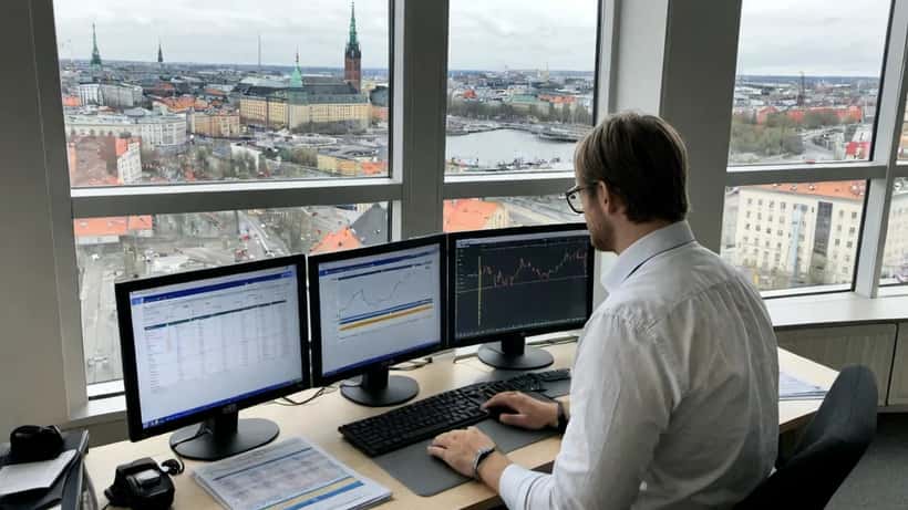 Finansiell rådgivare analyserar stagflationsrisker i Stockholm 2026