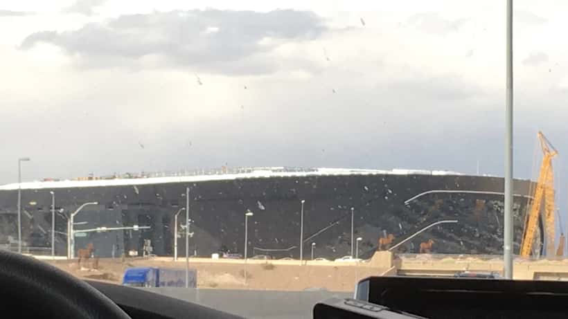 Allegiant Stadium Las Vegas exterior, home of the Las Vegas Raiders