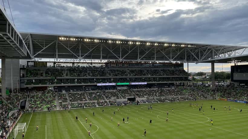 Partido de Austin FC en el estadio Q2 Stadium contra Columbus Crew