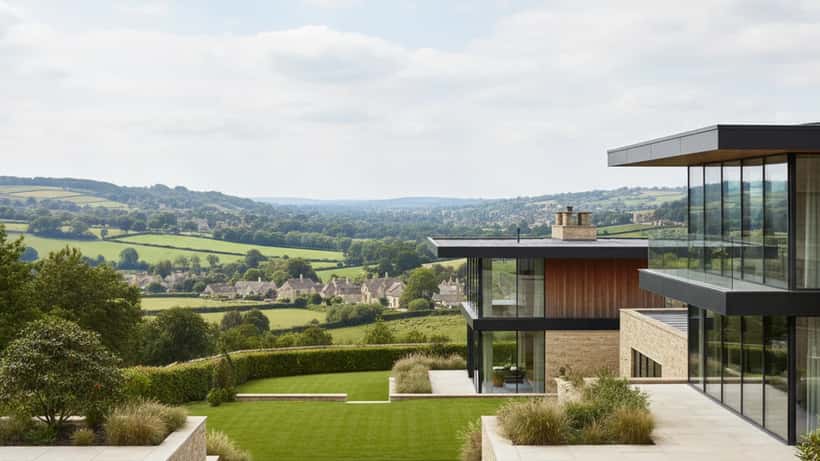 Luxury modern Sydney property with ocean views representing high-net-worth international investment