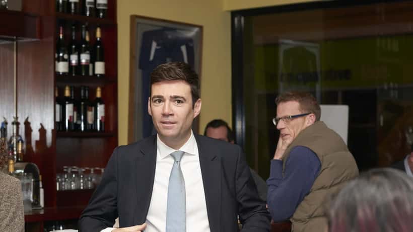 Andy Burnham, alcalde de Greater Manchester y candidato a primer ministro del Reino Unido