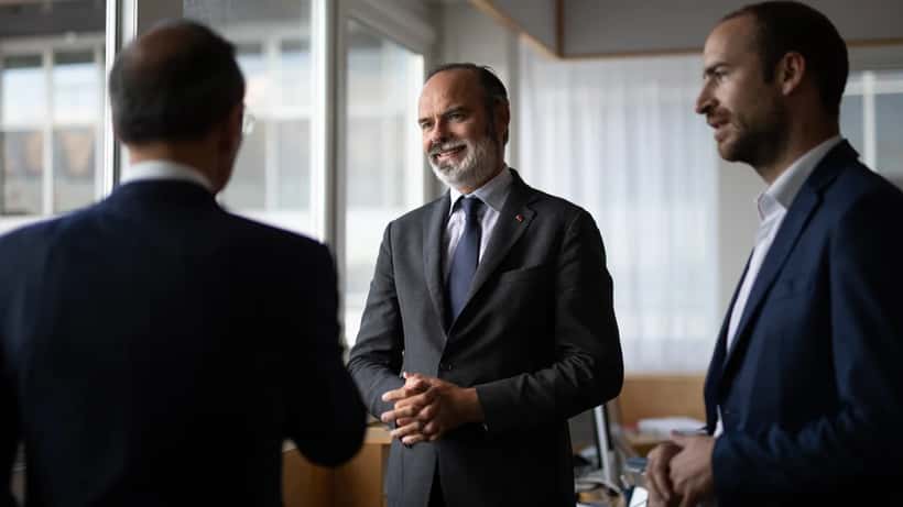 Édouard Philippe en interview politique, candidat à la présidentielle 2027