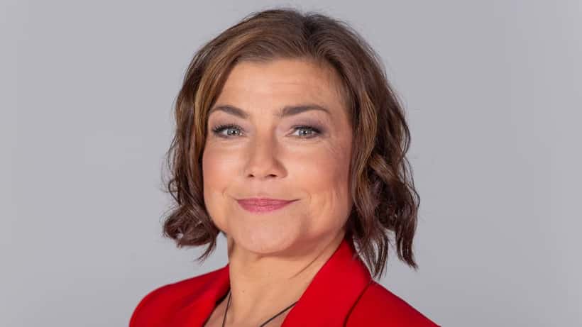 Claudia Schmutzler beim ARD-Cast für Rote Rosen Staffel 17, Engagement gegen Altersarmut bei Schauspielern