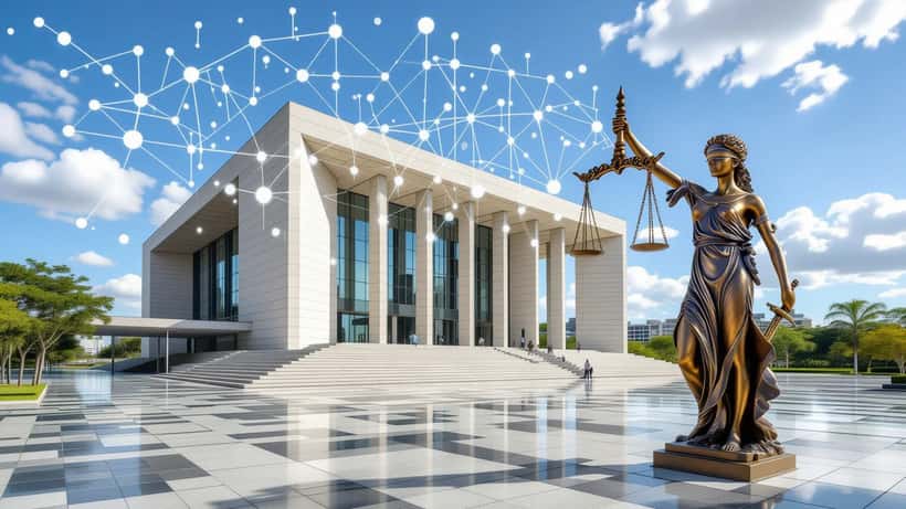 Fachada do STF representando a repercussão geral e a uniformização do direito constitucional brasileiro em 2026