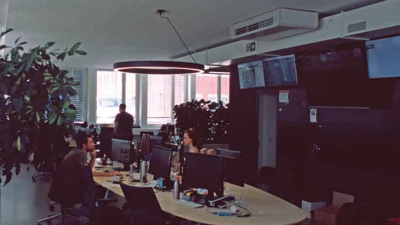 Rédaction de watson.ch à Aarau — salle de presse numérique de CH Media