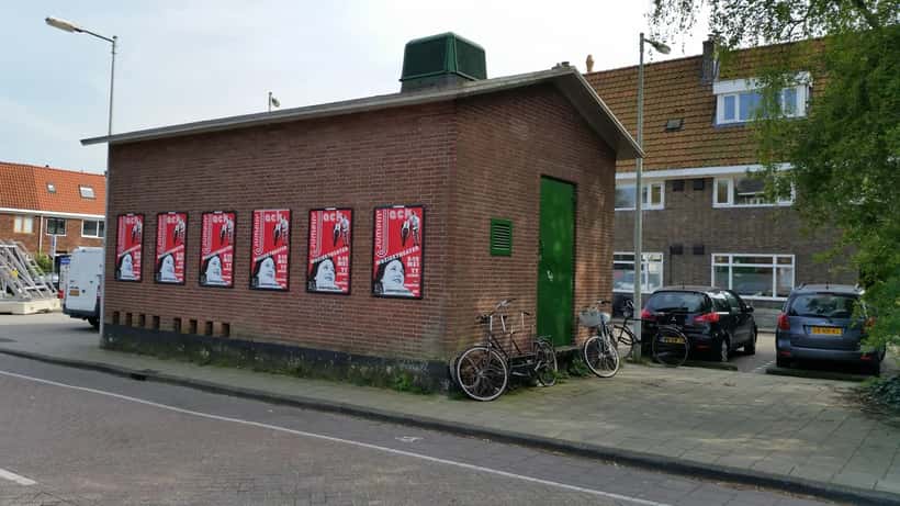Amstelveenseweg Amsterdam met trams en fietsers