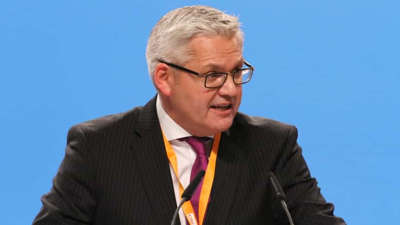 Hubert Hüppe, CDU-Politiker und Senioren-Union-Vorsitzender, beim CDU-Parteitag 2014