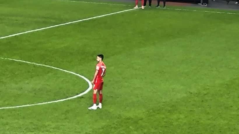 Stephen Eustáquio en action avec l'équipe nationale du Canada lors de la Coupe du Monde 2026
