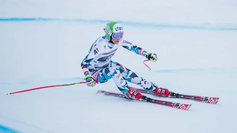 Mirjam Puchner beim FIS Ski Weltcup 2017 in Garmisch-Partenkirchen
