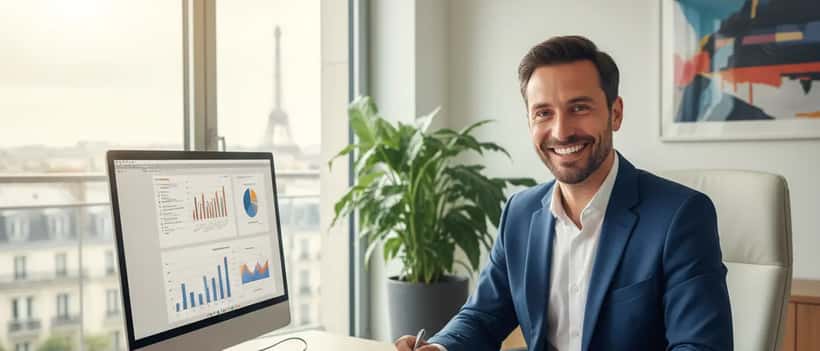 Conseiller en gestion de patrimoine expliquant les options d'investissement après un gain de loterie