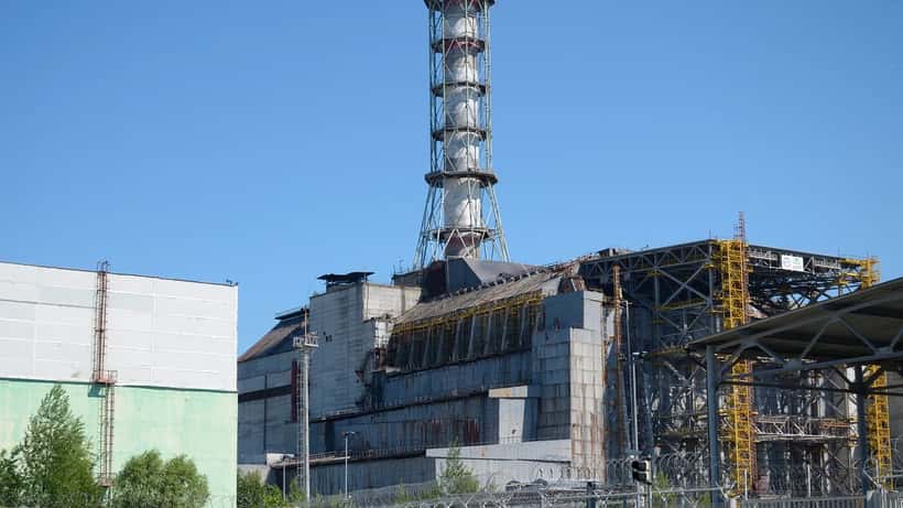 Das Kernkraftwerk Tschernobyl in der Ukraine, 2011