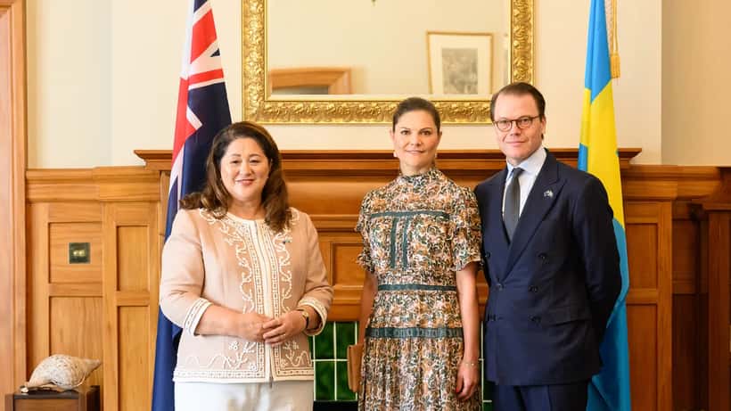 Kronprinsesse Victoria og prins Daniel av Sverige på offisielt oppdrag