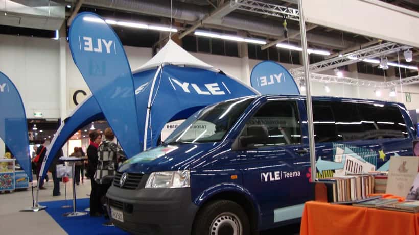 YLE Yleisradion rakennus Helsingissä