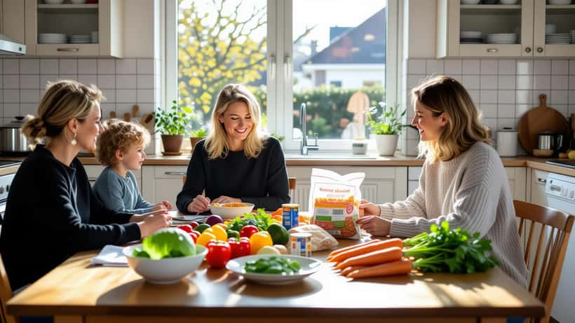 Diëtist bespreekt goedkope groentenalternatieven met gezin tijdens droogte Nederland 2026