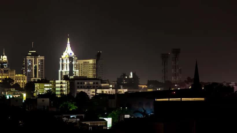 Skyline de Bengaluru, capitale technologique de l'Inde, abritant 31 centres de données majeurs