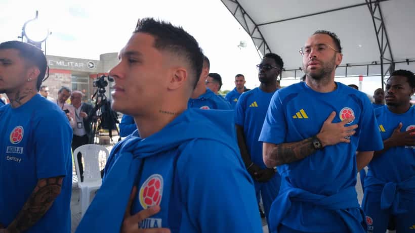 Seleção colombiana na despedida presidencial para o Mundial 2026, com Gustavo Puerta entre os convocados