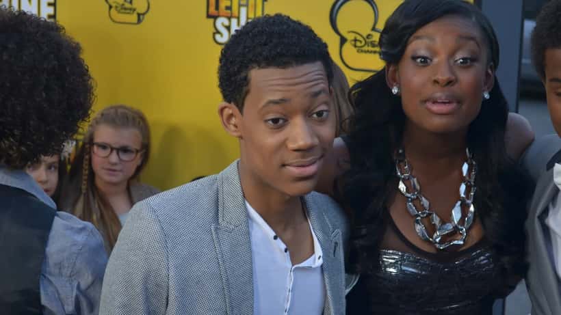 Coco Jones at a red carpet entertainment event