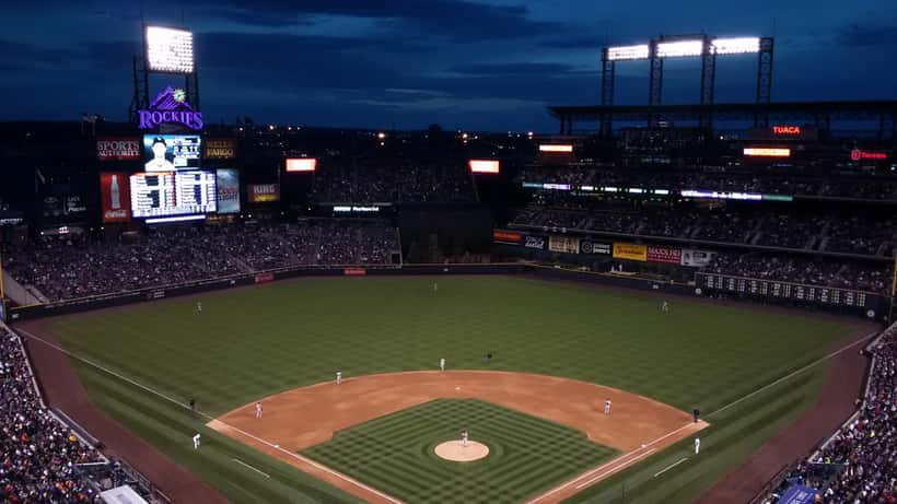 Coors Field baseball stadium in Denver, Colorado