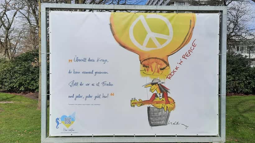 Udo Lindenberg, Rockmusiker, bei einem Auftritt 2022