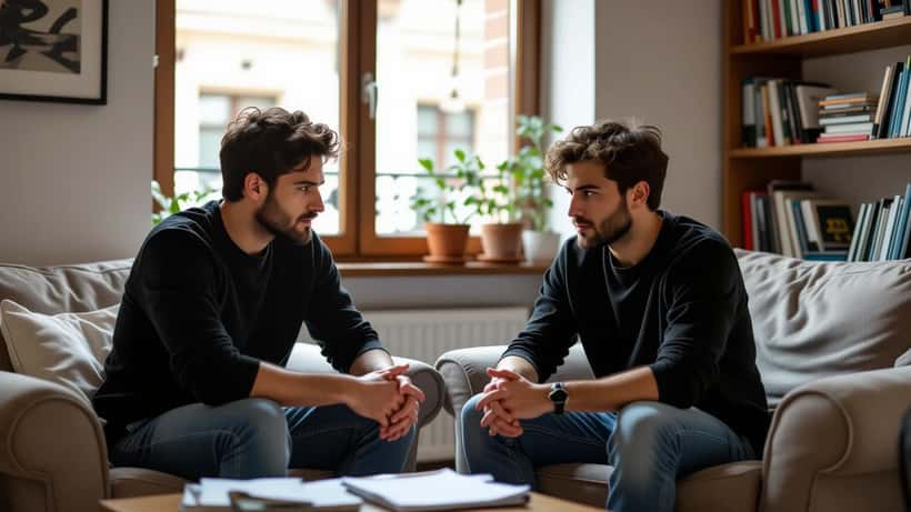 Un giovane in una sessione di terapia psicologica a Milano