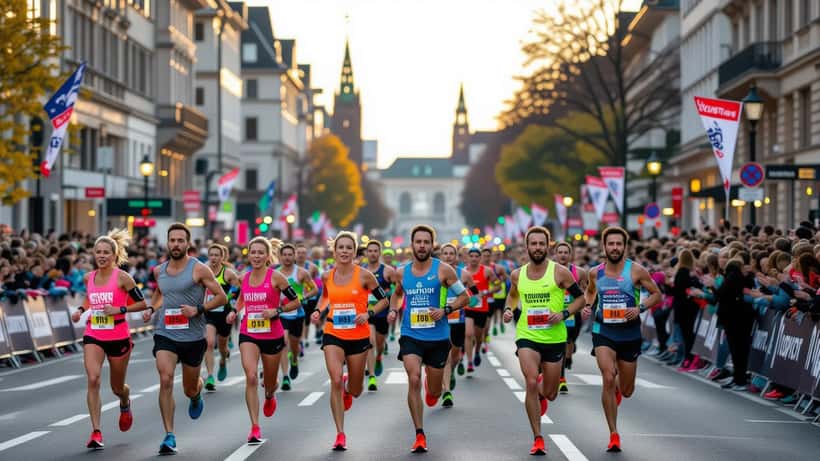 Büroläufer beim JP Morgan Corporate Challenge 2026 in Frankfurt am Main
