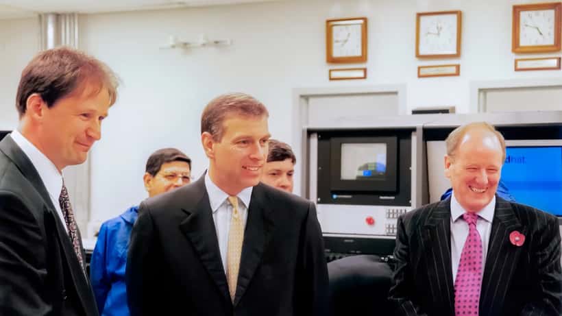 Prince Andrew at Gemini South telescope