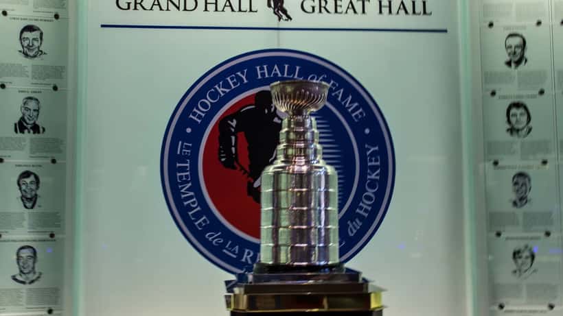 Trophée de la Coupe Stanley, symbole du championnat NHL nord-américain 2026