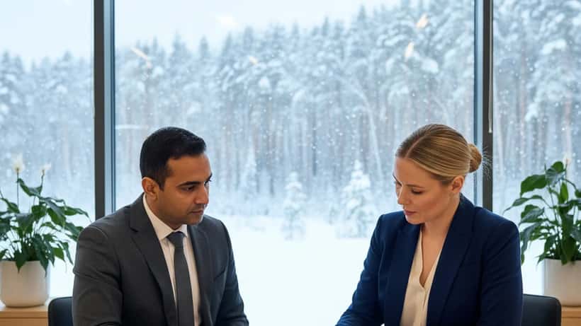 Advokat i Umeå förklarar nya medborgarskapsregler för en klient