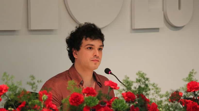 Leo Gassmann sul palco del Festival di Sanremo 2026
